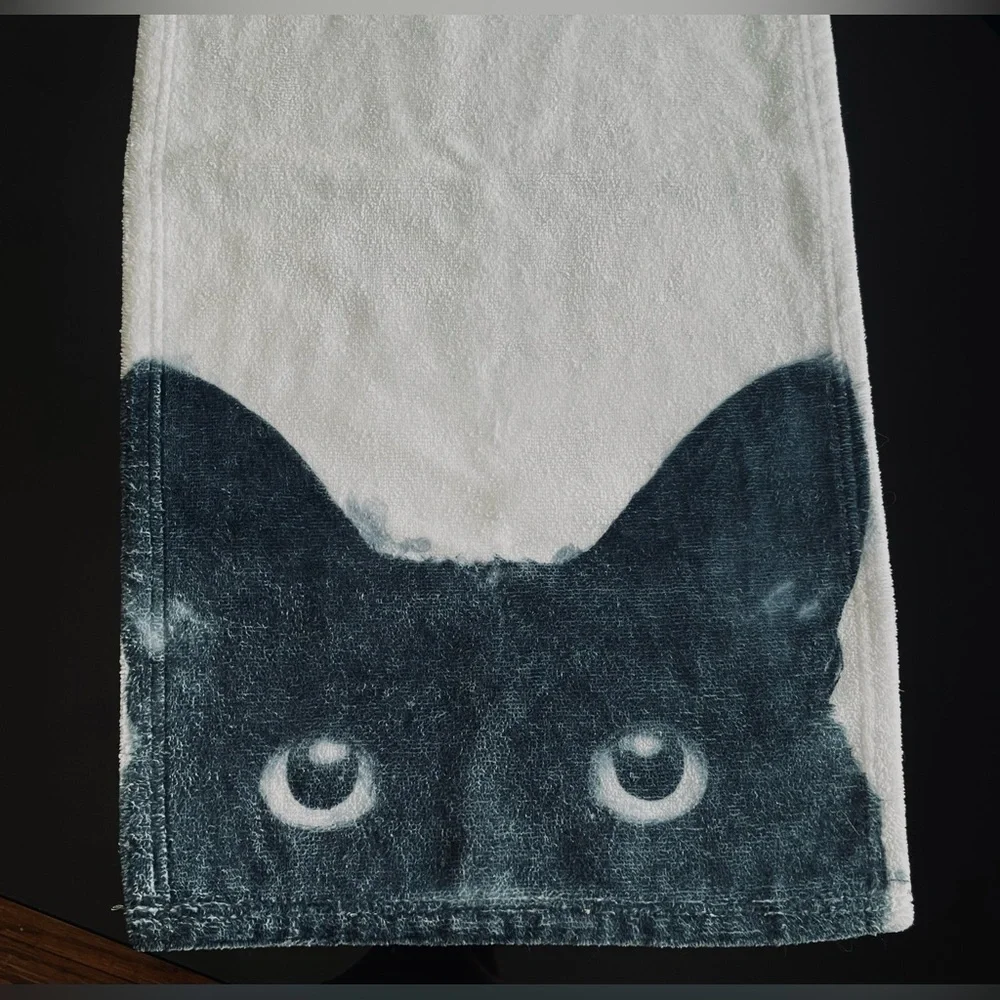 Black Cat Towel